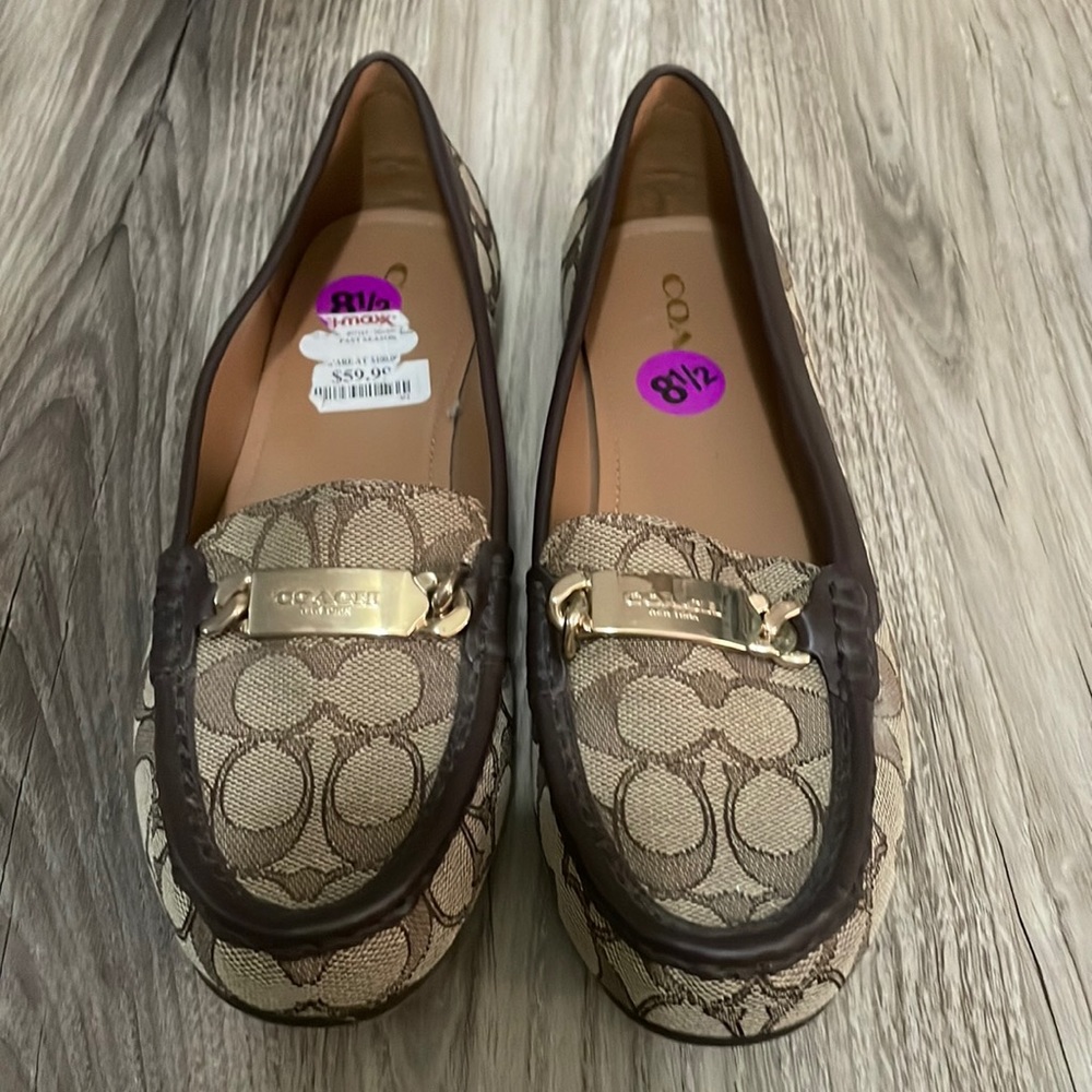 Coach signature flats